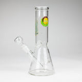 10" clear beaker glass water bong
