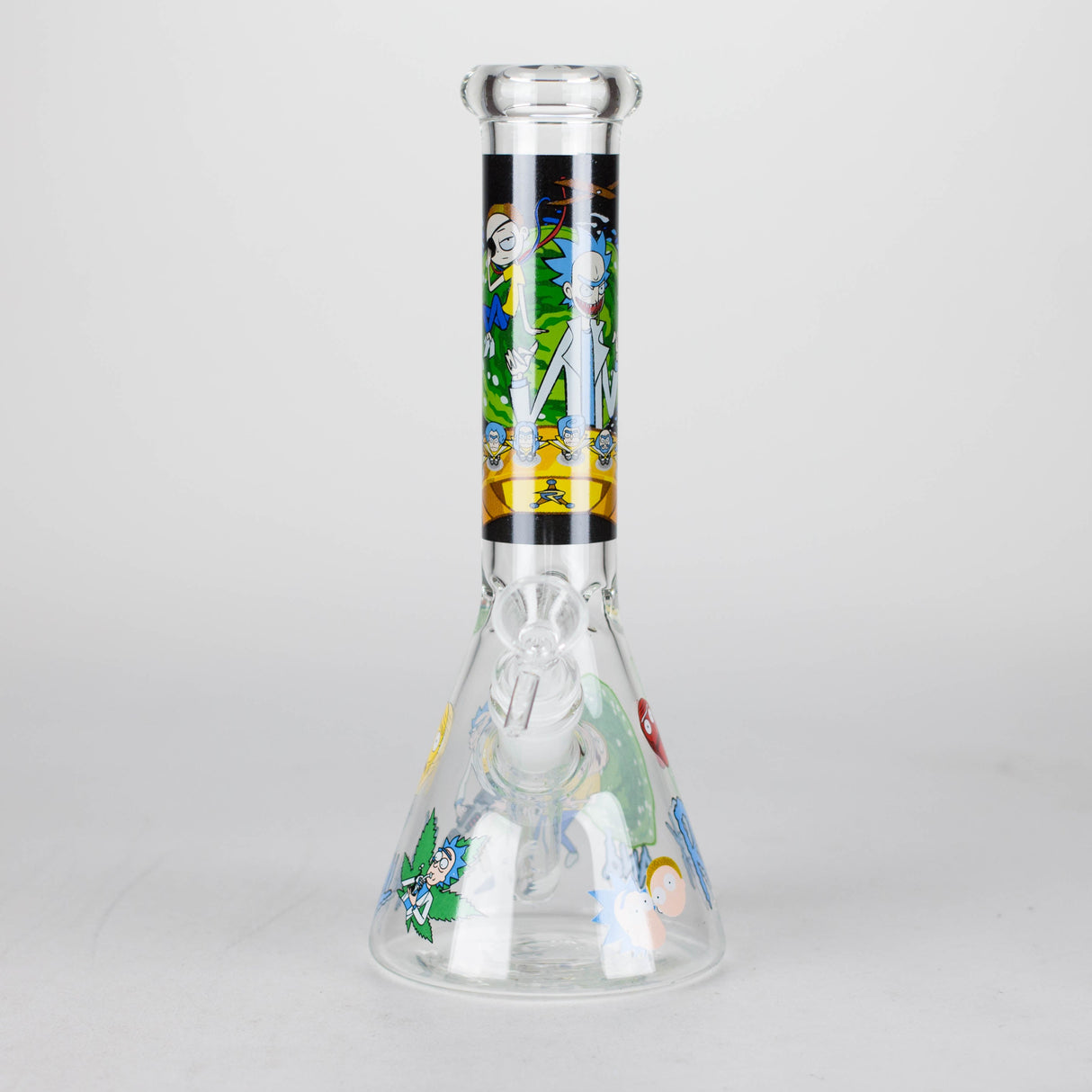 10" Cartoon Designs Glow In The Dark beaker bong In the Box [PIP302]