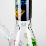 10" Cartoon Designs Glow In The Dark beaker bong In the Box [PIP302]