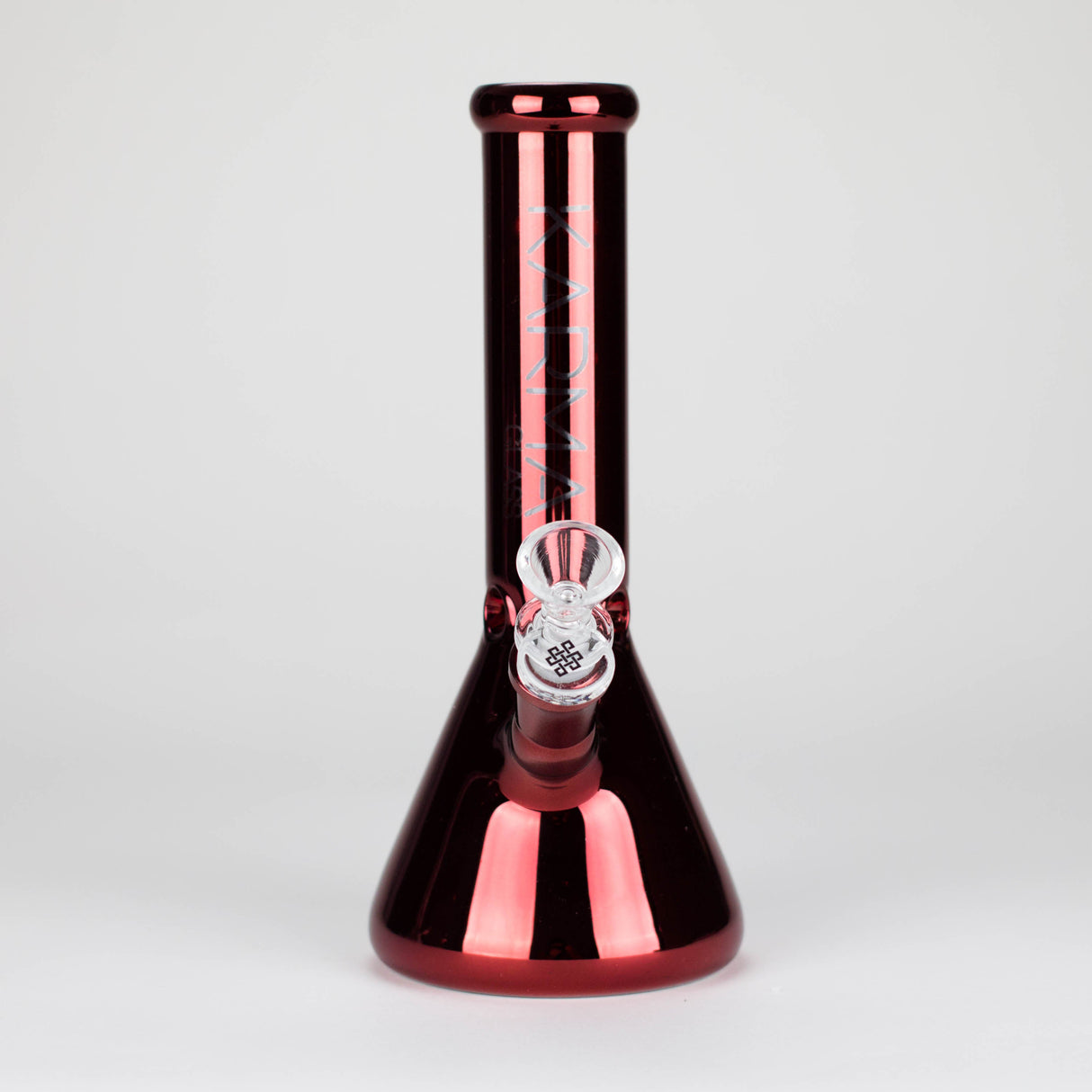 Karma | Glass Bong 9" Beaker Metallic