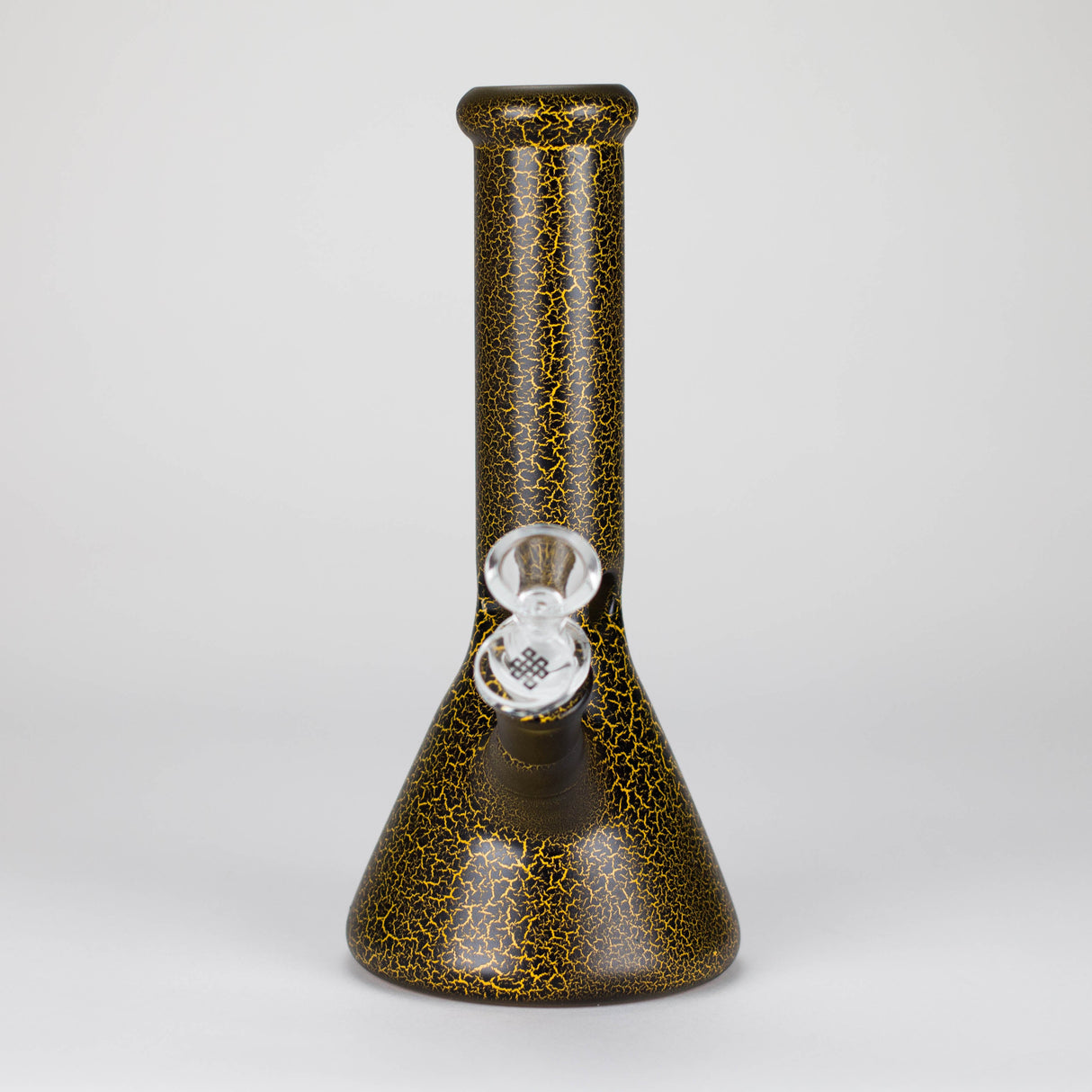 Karma | 9" Beaker Lightning Plated Glass Bong