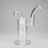 Tree Glass | 9" Glass Rig Cluster Perc with Banger