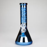 Karma | 9" Beaker Blue Metallic Glass Bong
