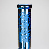 Karma | 9" Beaker Blue Metallic Glass Bong
