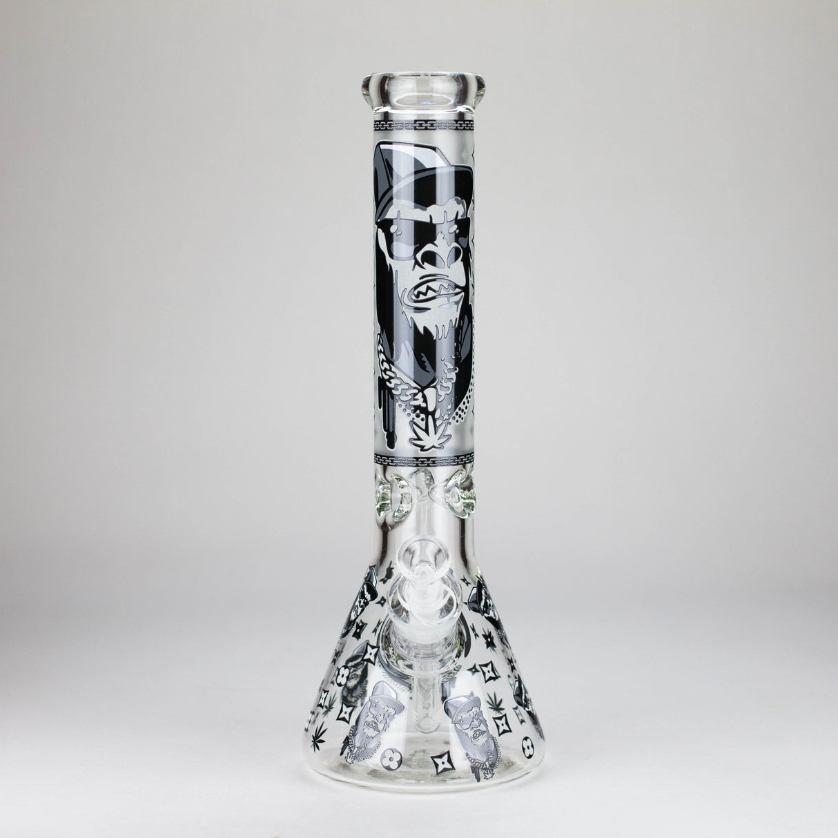 13″  7mm Glass Beaker Bong  [DCK-019]