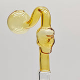 Colorful Skull Oil Burner Pipe Bowl