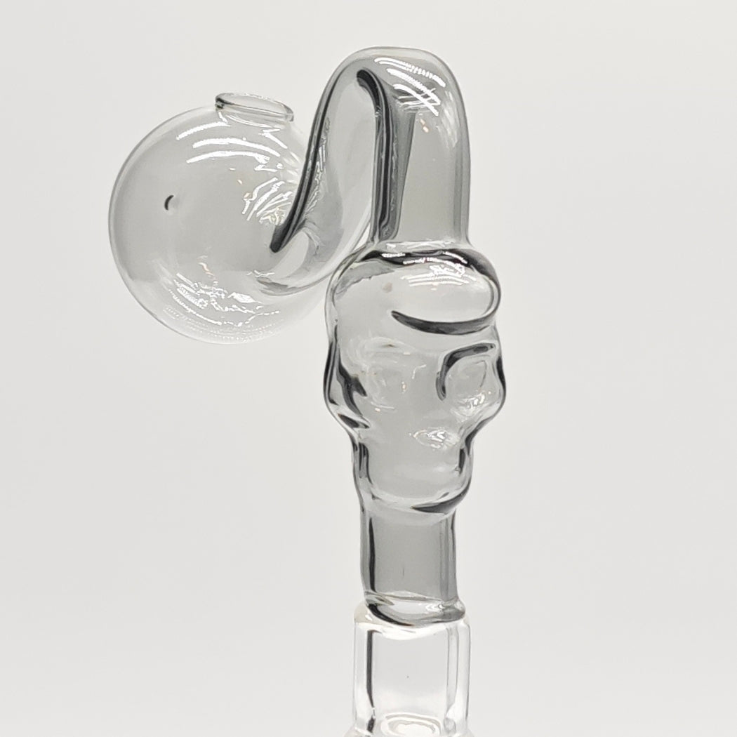 Colorful Skull Oil Burner Pipe Bowl