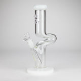 NG | 12" Zong Straight Bong – Colored Base & Slitted Downstem [G1103]