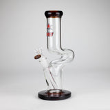 NG | 12" Zong Straight Bong – Colored Base & Slitted Downstem [G1103]