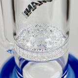 Armani Glass | 16" Double Percolator Bong – Premium Dual-Chamber Water Pipe