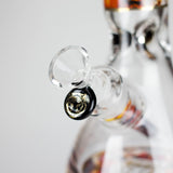 Cheech | 13″ Tiger Decal Beaker Bong – CA-050