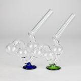 6" Stand Oil Burner Pipe – 2-Pack | Durable Glass, Assorted Colors