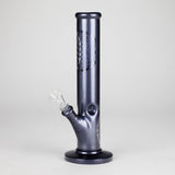 10" Straight Tube Water Pipe with Ball Pattern | Durable Glass – Assorted Colors