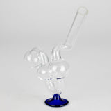 6" Stand Oil Burner Pipe – 2-Pack | Durable Glass, Assorted Colors