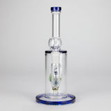 10" Glass Water Pipe with Fish Water Diffuser – Assorted Colors