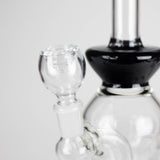 10" Glass Water Pipe with Showerhead Diffuser – Assorted Colors