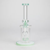 8" Glass Water Pipe with Showerhead Diffuser – Assorted Colors