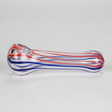 4.5" Line Soft Glass Handpipe – Colorful, Lightweight & Portable