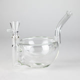 Clear Katora Water Pipe – Unique Bowl-Style Design with 14mm Joint
