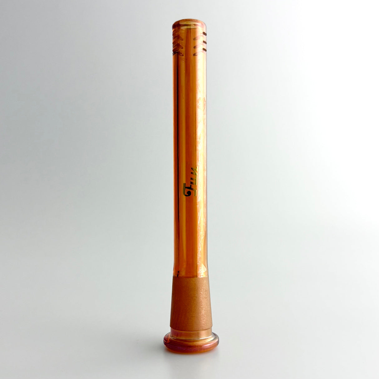 Fortune | Electroplate 5-1/2" Downstem With Gold Logo
