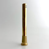 Fortune | Electroplate 5-1/2" Downstem With Gold Logo