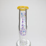 Haze | 9″ 420 Trip Glass Bong – Jade Yellow (Mini-B)