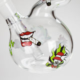 Haze | 9″ Smoking Zig-Zag Glass Bong – Blue (Mini-T)