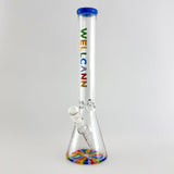 Wellcann | 17" Thickened Base Psychedelic Beaker Glass Bong