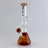 Wicked | Zig-Zag 12" 4mm 4 Colours Assorted Glass Beaker Bong