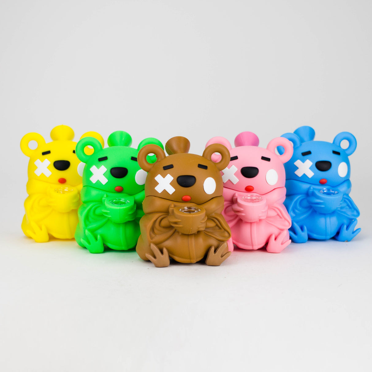 OG Original 5.3" Cute Bear Silicone Bubbler