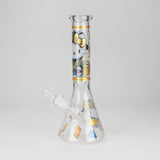 10" Wild Kitty Design Glass Beaker Bong