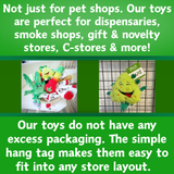 Mary Jane the Marijuana Leaf - Squeaky Dog Toy & Shelf-Sitter Plushie - 13"