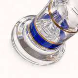 Mini Crown 6" Circ Perc Glass Bong – Compact Percolator Bong
