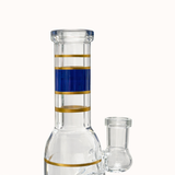 Mini Crown 6" Circ Perc Glass Bong – Compact Percolator Bong