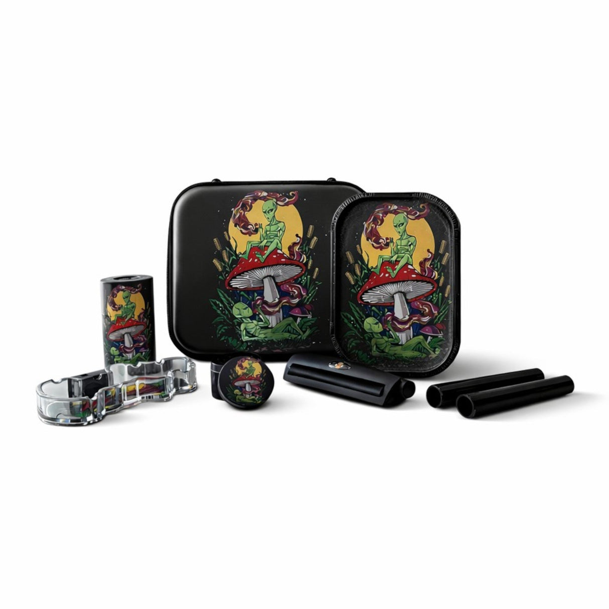 Alien Mushroom Bundle Set w/ LED Ashtray