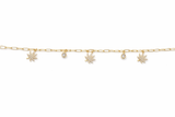 18K GOLD CHARMED BRACELET