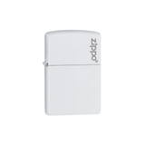 Zippo 214ZL White Matte with Zippo logo