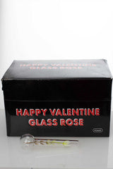 Happy valentine love rose Oil burner pipe - pack of 24