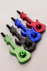 Guitar shape Metal Pipe with metal screen box - Display of 12