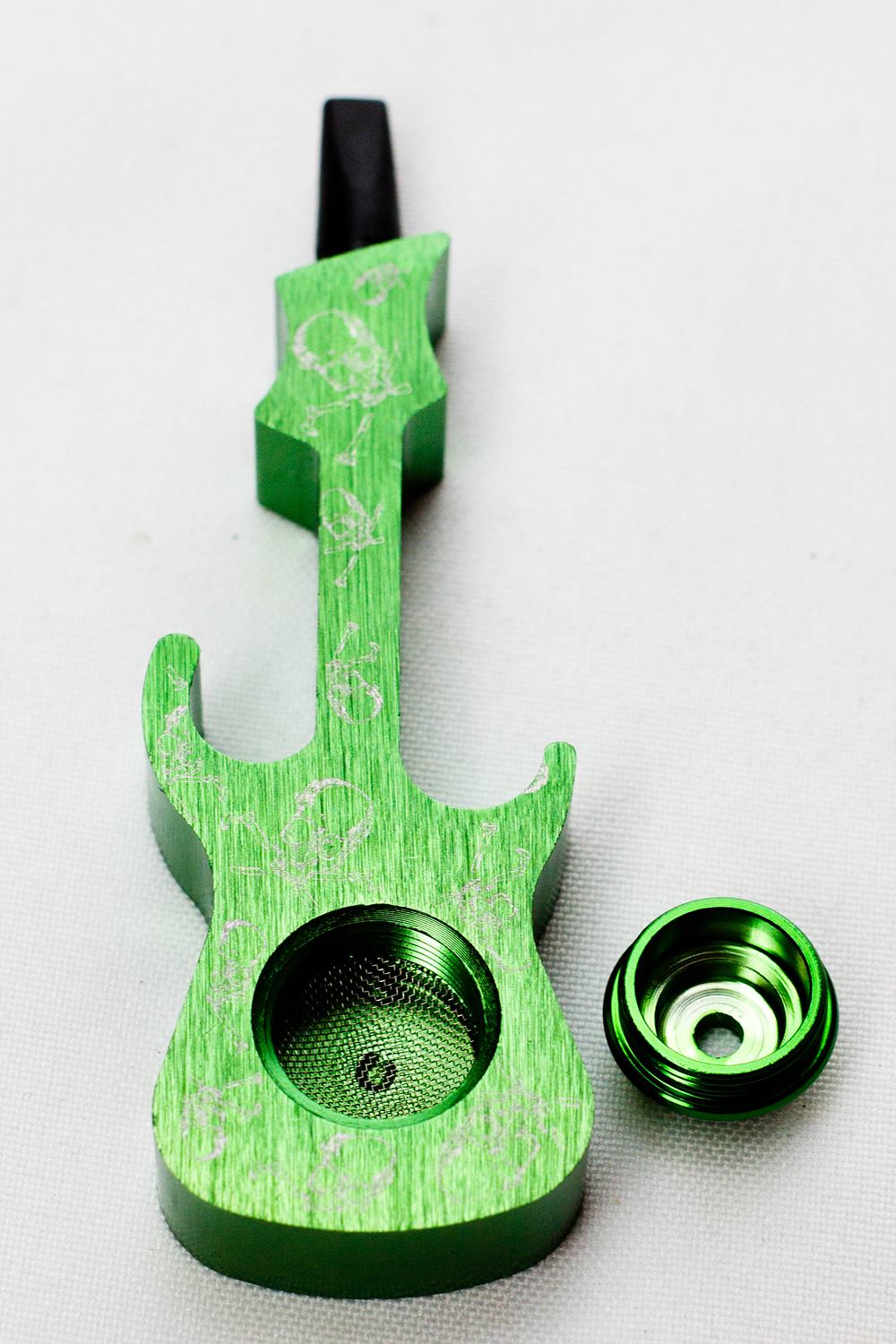 Guitar shape Metal Pipe with metal screen box - Display of 12
