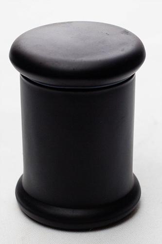 Heavy duty Glass stash 3 oz. Jars in a display case - 12 jars