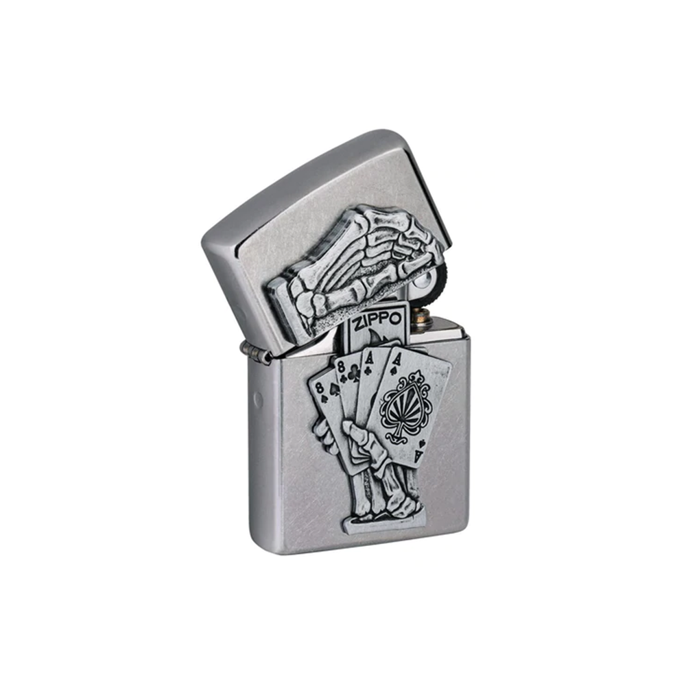 Zippo 49536 Dead Mans Hand Emblem Design