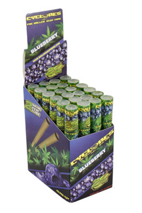 CYCLONES HEMP WRAPS CONE - 24 packs