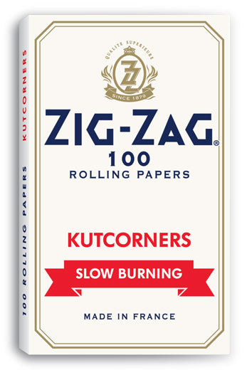 Zig Zag Slow burning White Papers Kutcorners - 25 packs