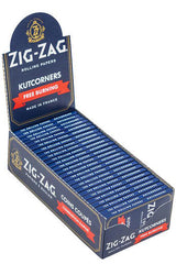 Zig Zag Free burning Blue Papers Kutcorners [CP1273BLU] - 25 packs