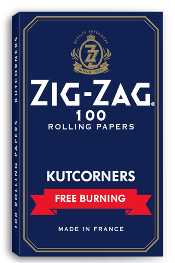 Zig Zag Free burning Blue Papers Kutcorners [CP1273BLU] - 25 packs