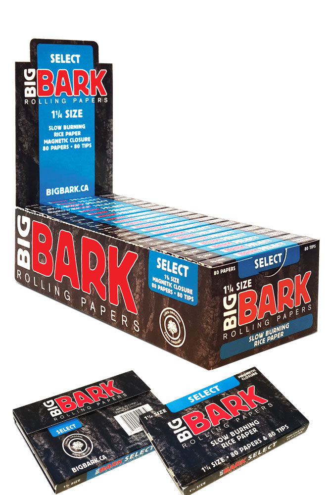 BIGBARK Slow burning RICE Rolling paper - 20 packs
