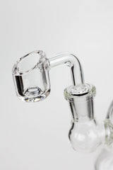 6" 2-in-1 fixed 3 hole diffuser bell bubbler