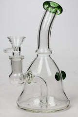 6" 2-in-1 fixed 3 hole diffuser bell bubbler