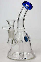 6" 2-in-1 fixed 3 hole diffuser bell bubbler